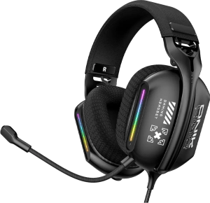 Diadema Gamer rgb negra Onikuma X12