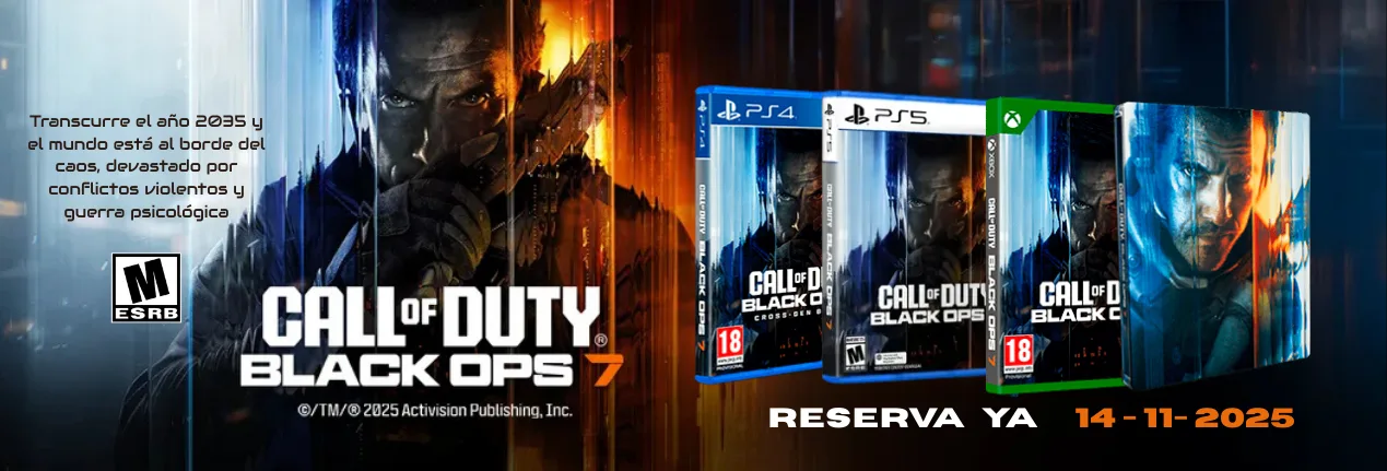 juego Black Ops 7, o Call of Duty: Black Ops 7,  próximo 14 noviembre